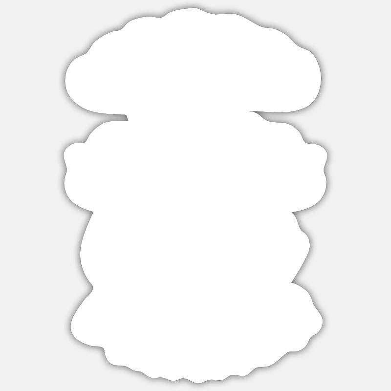 Coffee Bean Early Riser Drink Sticker size S (10 x 10 cm)