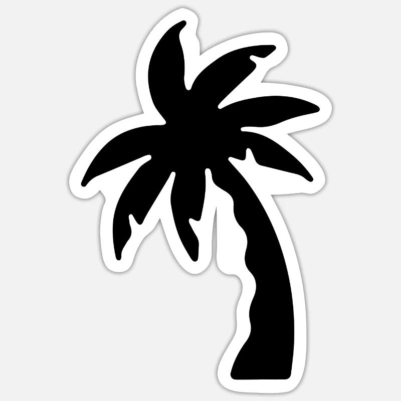 Palme Sticker Größe S (10 x 10 cm)