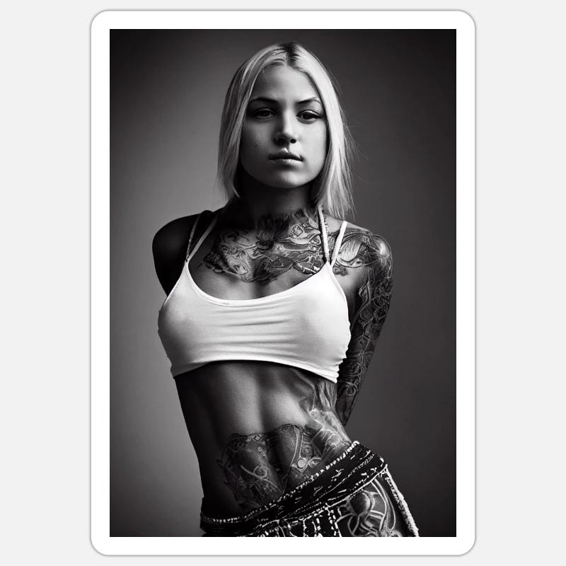 Femme d'exception Sticker taille S (10 x 10 cm)