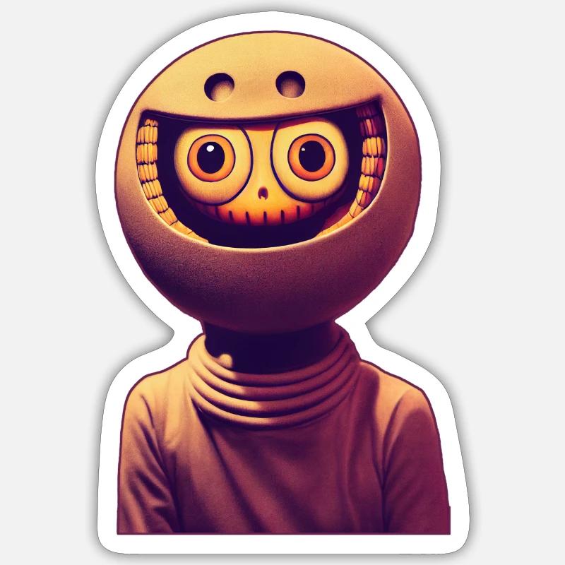 nightmare 3 - Sticker size S (10 x 10 cm) - white matte