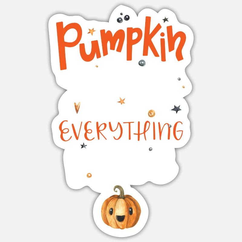 Pumpkin Spice And Everything Nice - Sticker size S (10 x 10 cm) - white matte