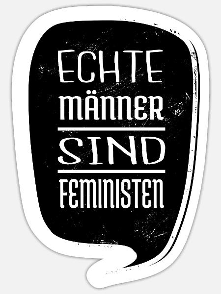 girl feminin bodypositivity spruch frauen - Sticker Größe S (10 x 10 cm) - Mattweiß