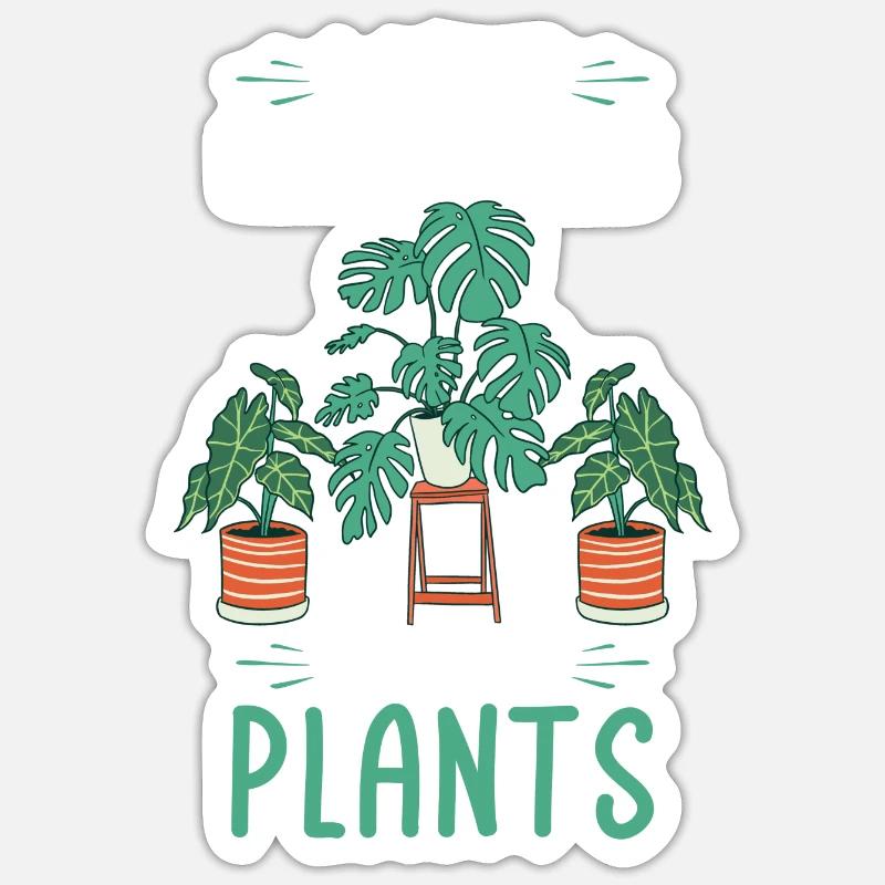 Planter - Sticker taille S (10 x 10 cm) - blanc mat