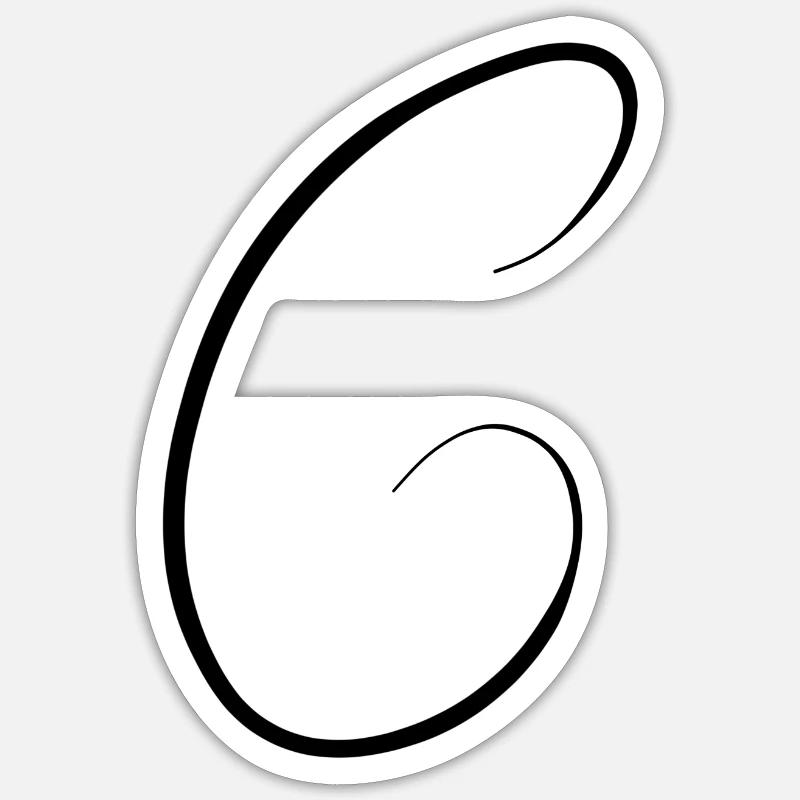 C Sticker Größe S (10 x 10 cm)