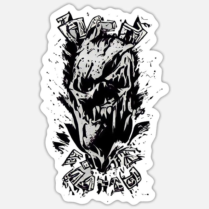 Sticker taille S (10 x 10 cm) - 