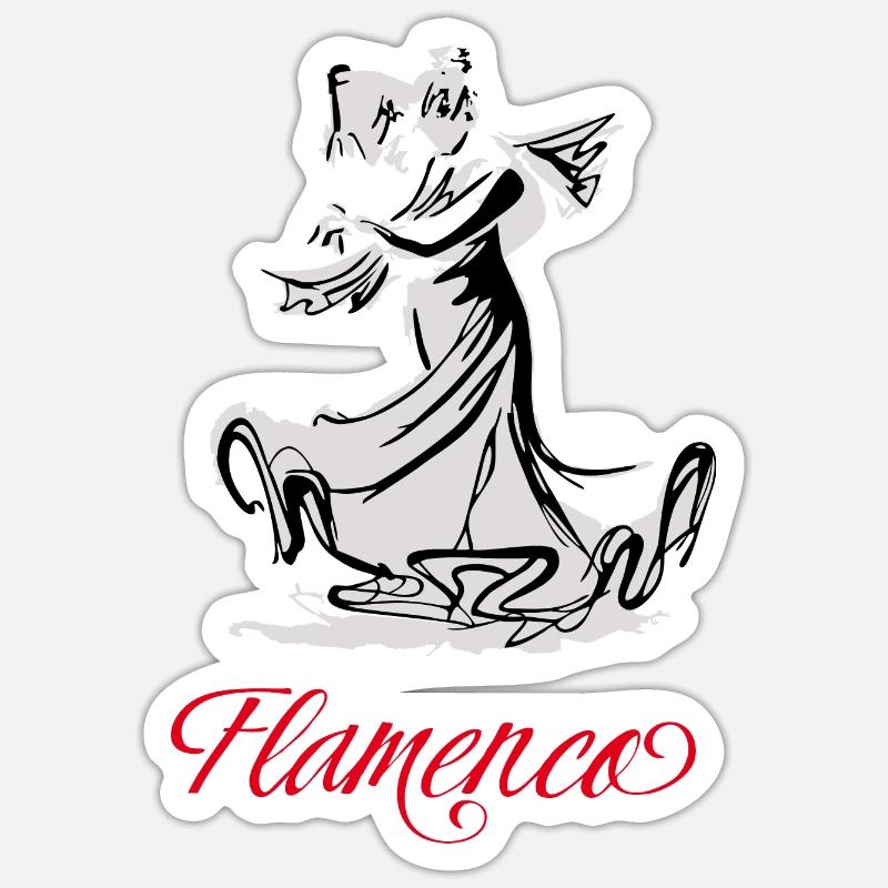 Flemish - Sticker size S (10 x 10 cm) - white matte