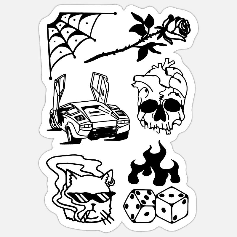 Sticker taille S (10 x 10 cm) - 