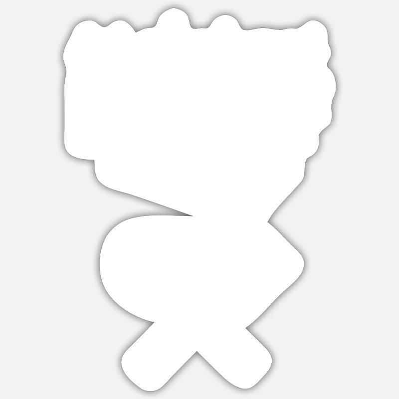 Ici c’est moi le chef Sticker taille S (10 x 10 cm)