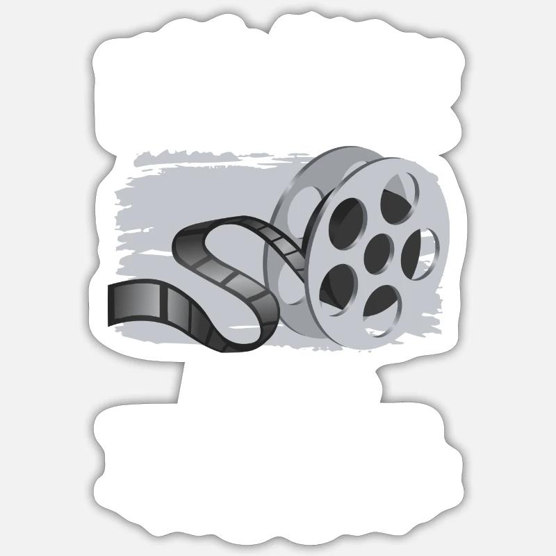 actress acting comedy nerd - Sticker size S (10 x 10 cm) - white matte