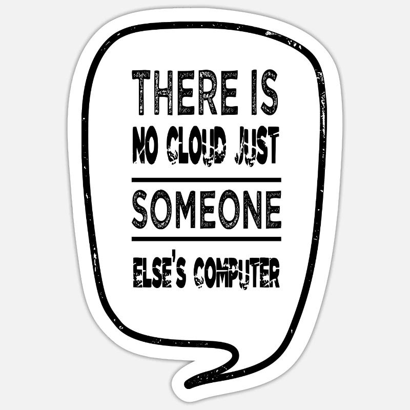 Analyste drôle Citation Hacker Hacking Engineer drôle Sticker taille S (10 x 10 cm)