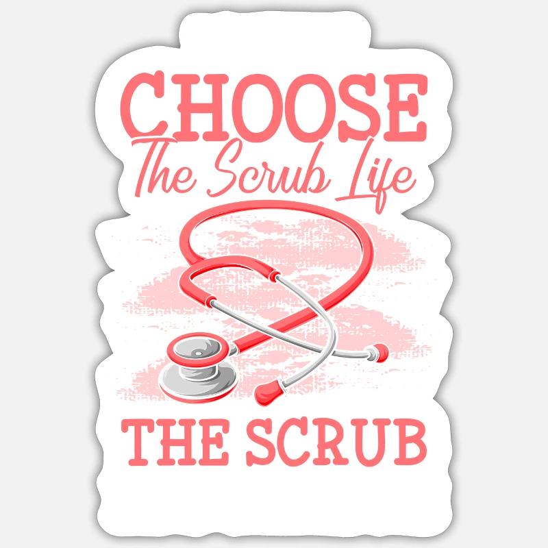 Medical studies Love wound Sticker size S (10 x 10 cm)