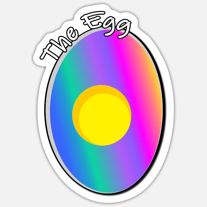 Das Einhorn-Ei Sticker Größe S (10 x 10 cm)