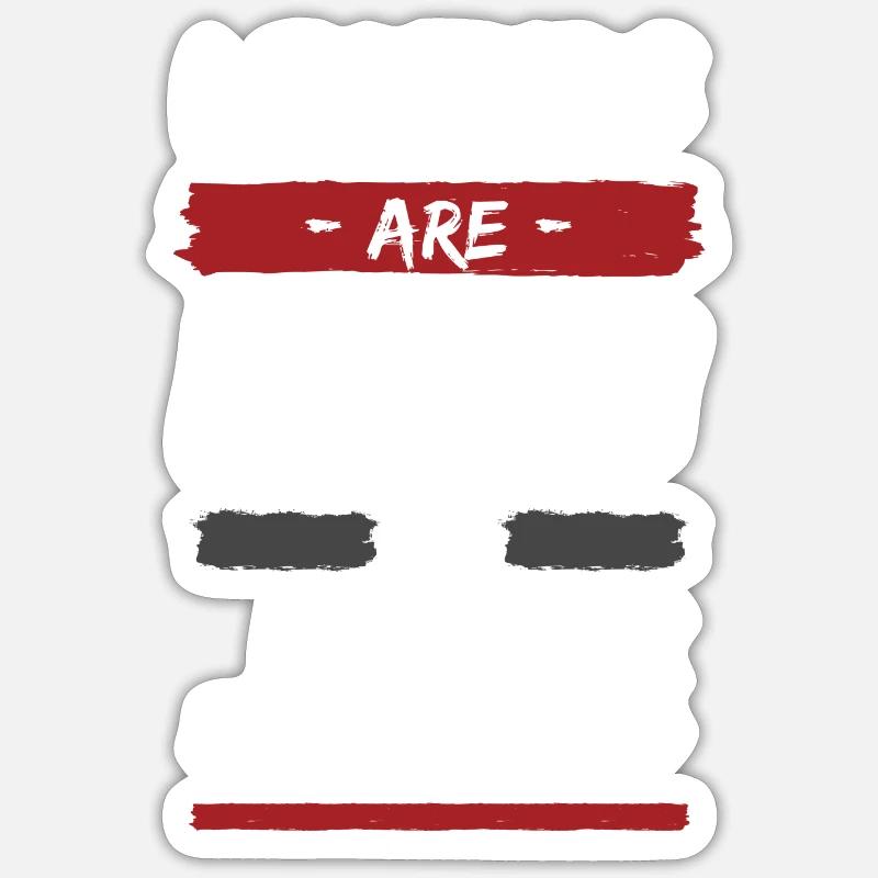 Legenden wurden Geboren - Sticker Größe S (10 x 10 cm) - Mattweiß