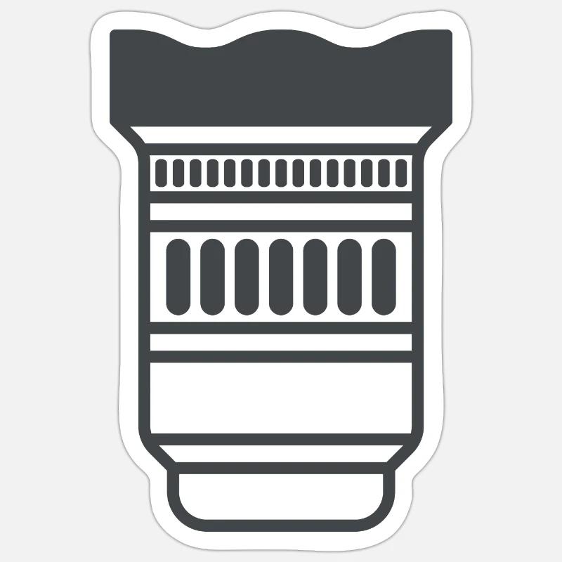 Kameraobjektiv Sticker Größe S (10 x 10 cm)