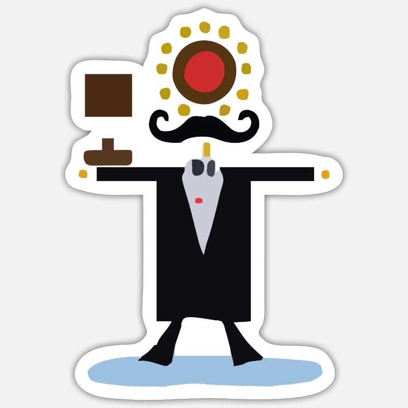 Sticker taille S (10 x 10 cm) - 