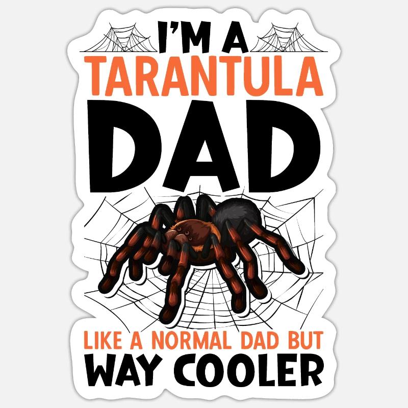 Tarantula - Sticker size S (10 x 10 cm) - white matte