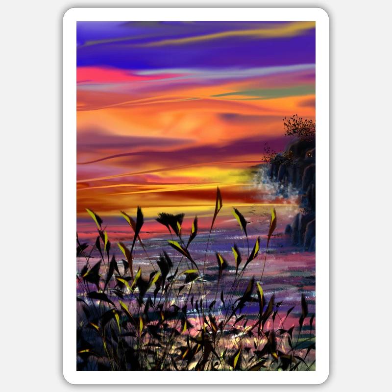 Creative - Sticker size S (10 x 10 cm) - white matte