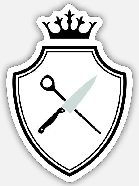  - Sticker size S (10 x 10 cm) - white matte