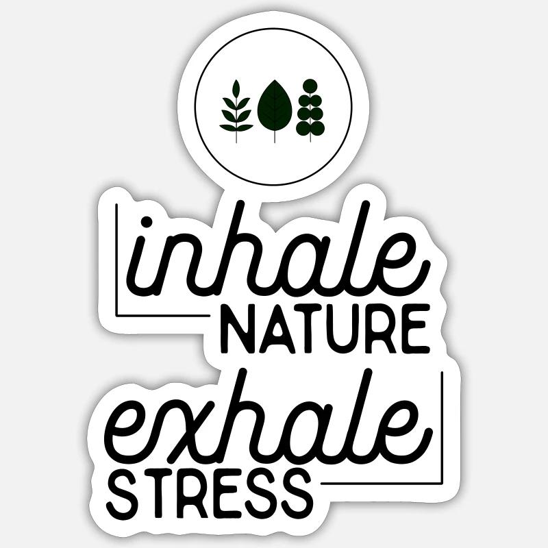Umweltschutz Sticker Größe S (10 x 10 cm)