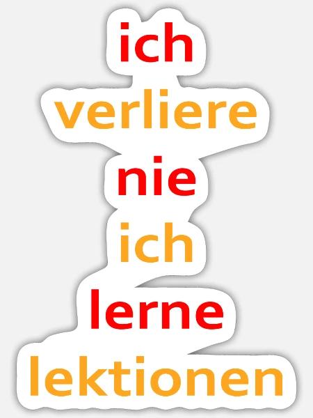 boardgame chess backgammon game night - Sticker Größe S (10 x 10 cm) - Mattweiß