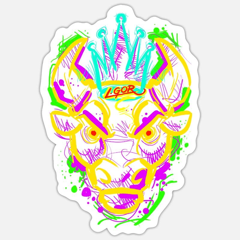 Sticker Größe S (10 x 10 cm) - 