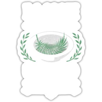 Medicinal potion plants diseases - Sticker size S (10 x 10 cm) - white matte - Front