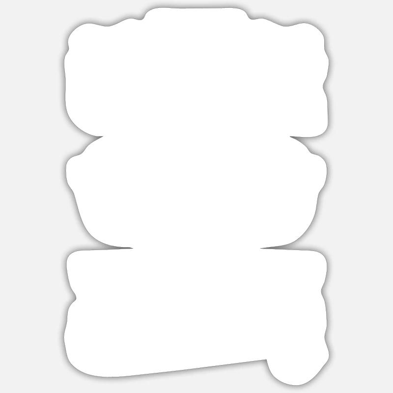 Musique Techno Disque - Sticker taille S (10 x 10 cm) - blanc mat