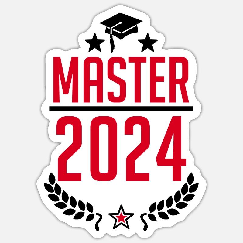 Graduation 2023 - Master 2023 Studies Student Uni Sticker size S (10 x 10 cm)