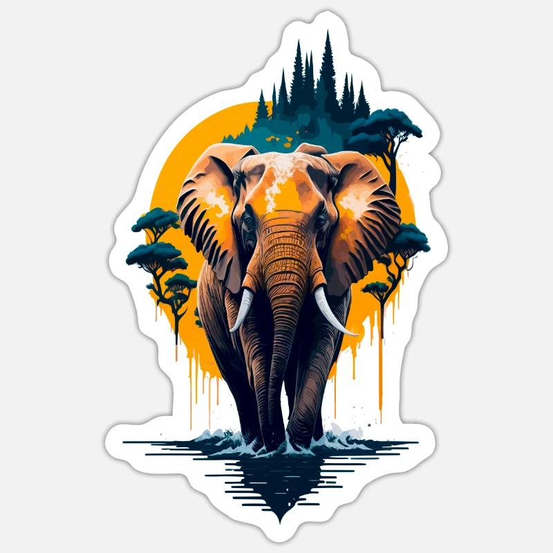 Sticker Größe S (10 x 10 cm) - 