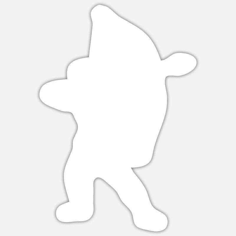 Archer Silhouette, Precise Sticker size S (10 x 10 cm)