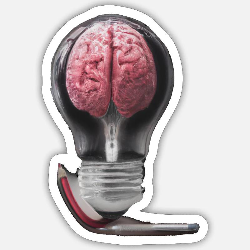 A master mind - Sticker Größe S (10 x 10 cm) - Mattweiß