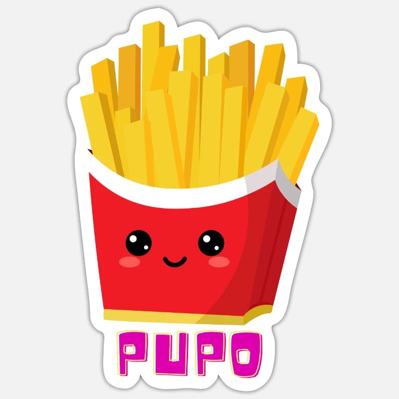 Kiwu (IUI, IVF, ICSI) - PUPO - Sticker Größe S (10 x 10 cm) - Mattweiß
