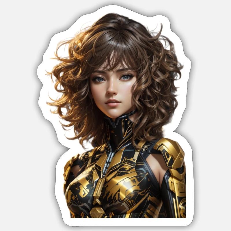 Anime - Sticker size S (10 x 10 cm) - white matte