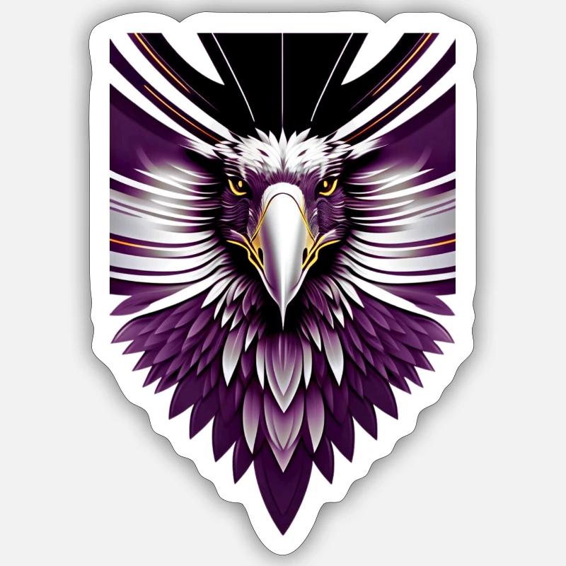 Œil d’aigle Sticker taille S (10 x 10 cm)
