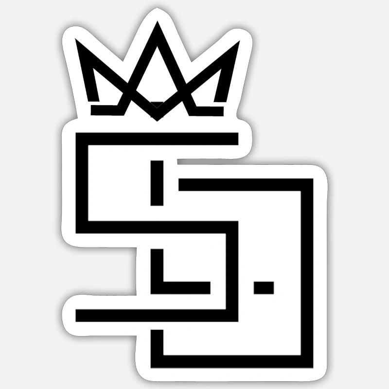 DLS Crown template Sticker size S (10 x 10 cm)