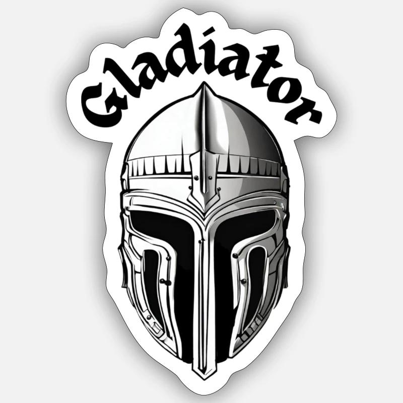 Gladiator Sticker size S (10 x 10 cm)