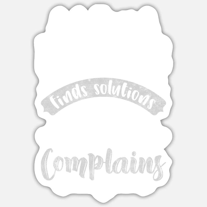 Chef Ouvrier Capitaine - Sticker taille S (10 x 10 cm) - blanc mat