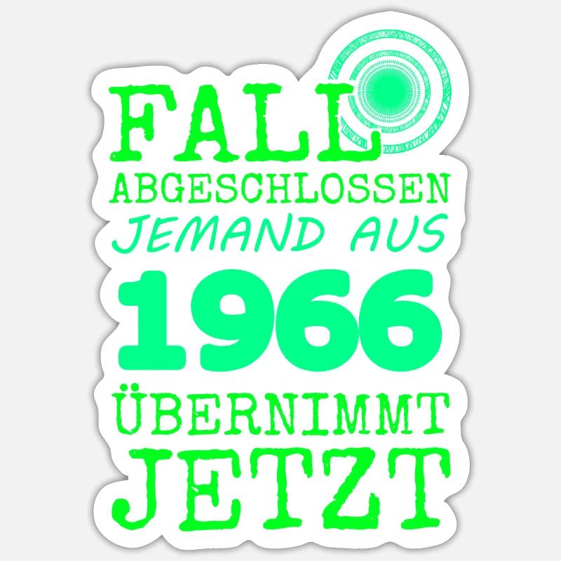 Fall 1966 - Sticker Größe S (10 x 10 cm) - Mattweiß