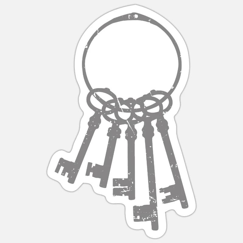 Jeu de clés Sticker taille S (10 x 10 cm)