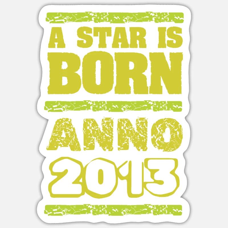 2013 - Sticker taille S (10 x 10 cm) - blanc mat