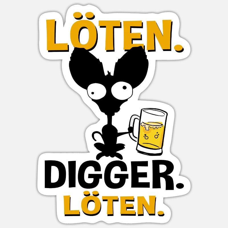Sticker Größe S (10 x 10 cm) - 
