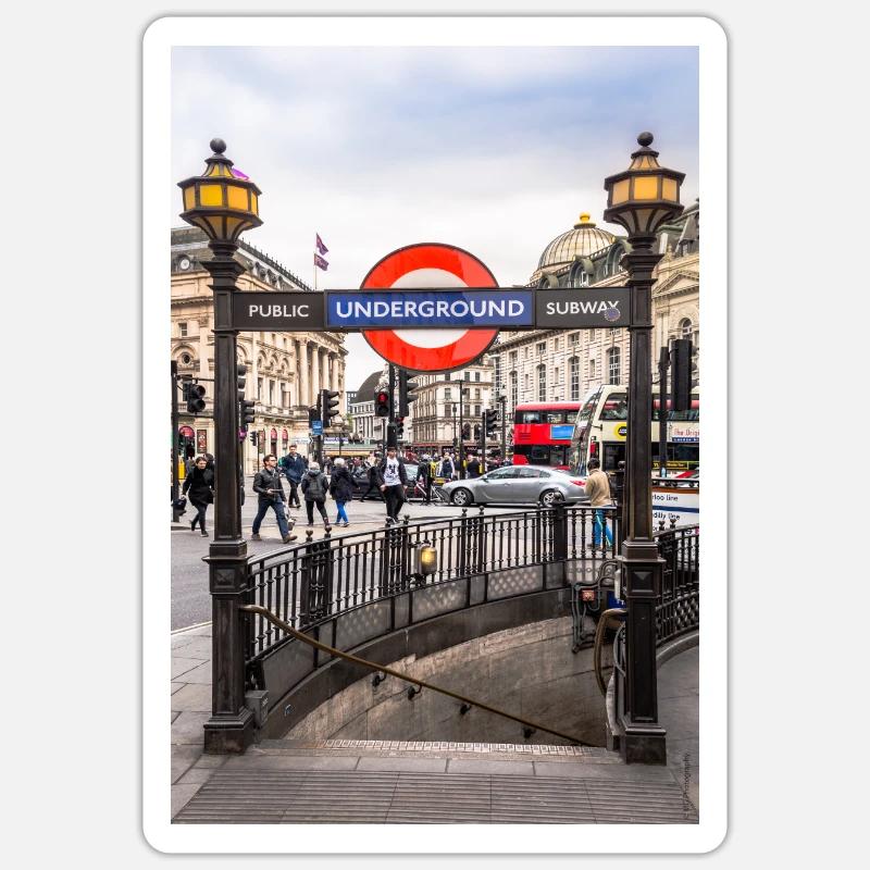 London's Pulse Sticker Größe S (10 x 10 cm)