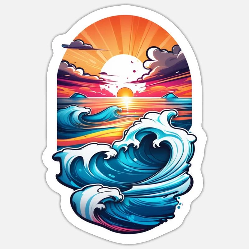 Sticker taille S (10 x 10 cm) -
