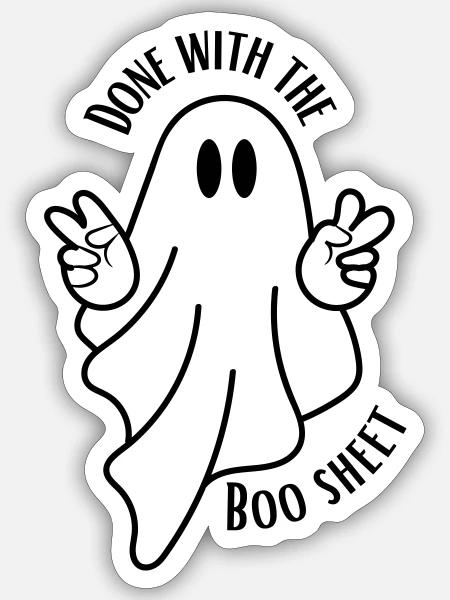  - Sticker Größe S (10 x 10 cm) - Mattweiß