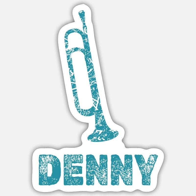 Blasmusik Denny Sticker Größe S (10 x 10 cm)