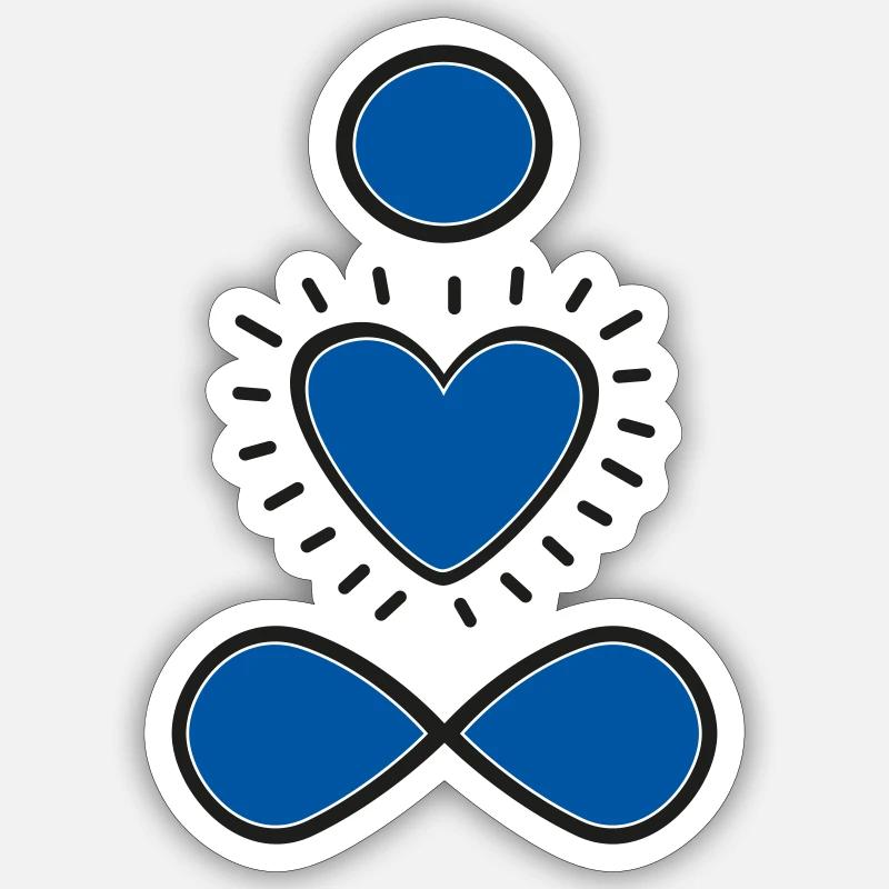 Sticker Größe S (10 x 10 cm) - 
