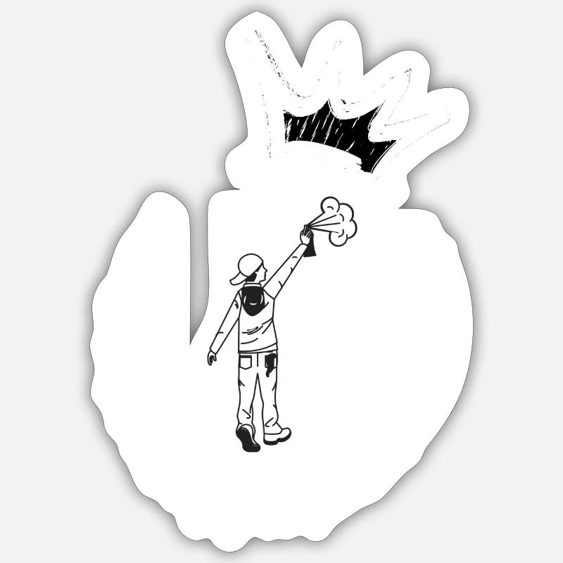 Sticker taille S (10 x 10 cm) - 
