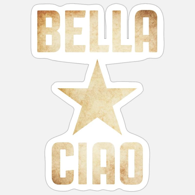 Partisan Singing Sticker size S (10 x 10 cm)