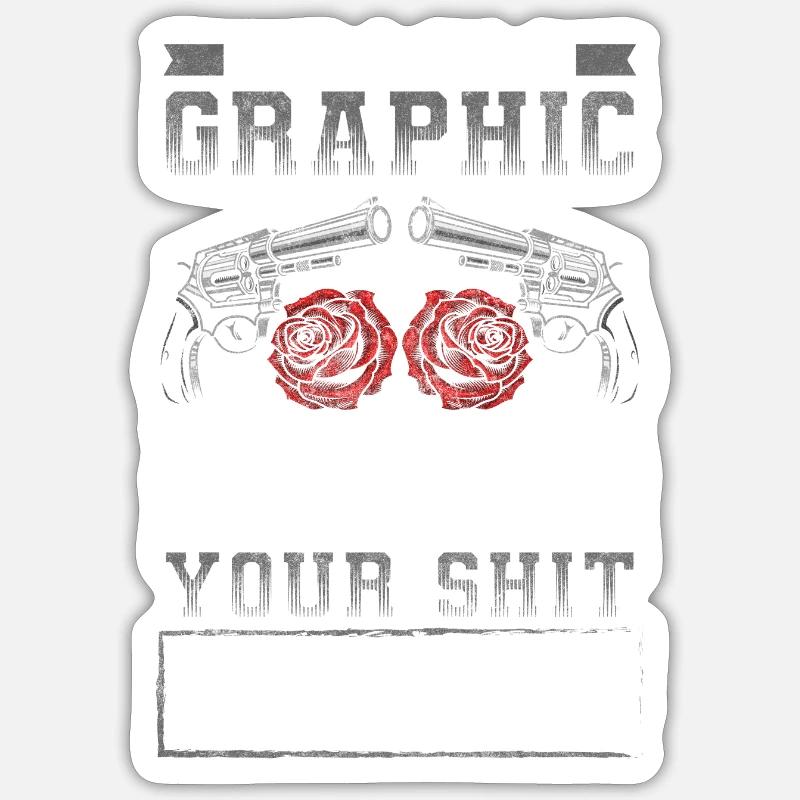 Designer Hobby Painter Design - Sticker size S (10 x 10 cm) - white matte