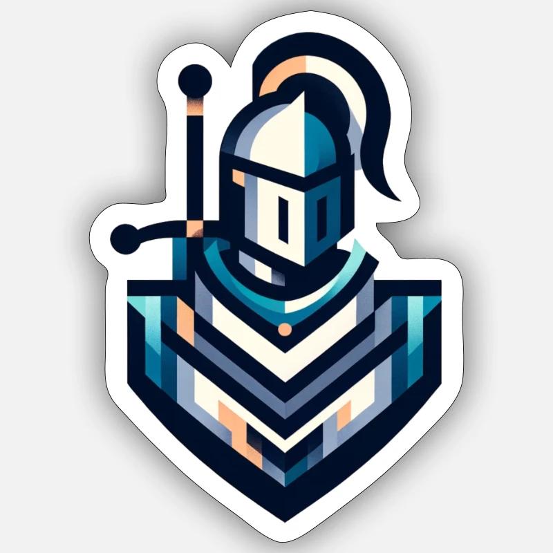 Bedivere - Sticker size S (10 x 10 cm) - white matte